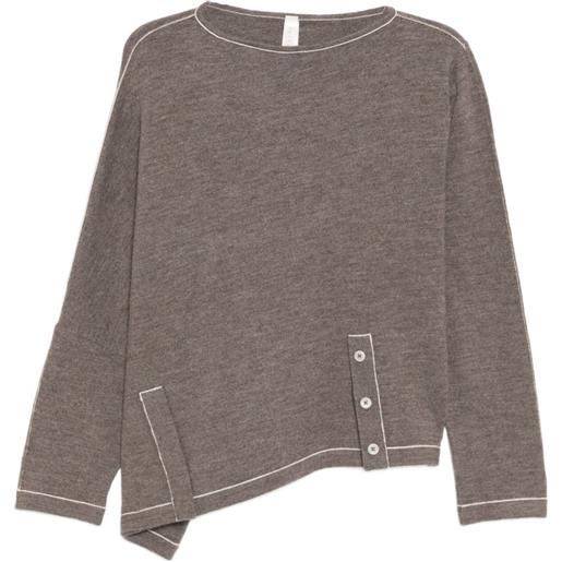 Lauren Manoogian maglione con cuciture - marrone