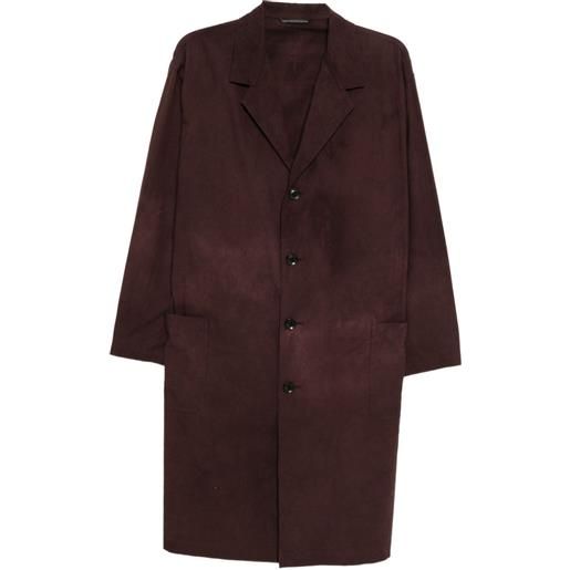 Y's cappotto monopetto - marrone