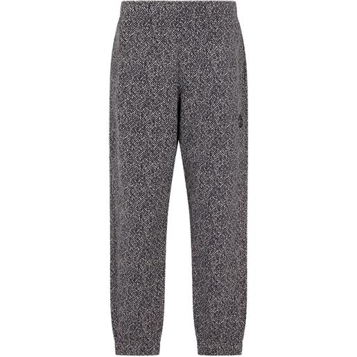 Giorgio Armani pantaloni sportivi mélange - grigio