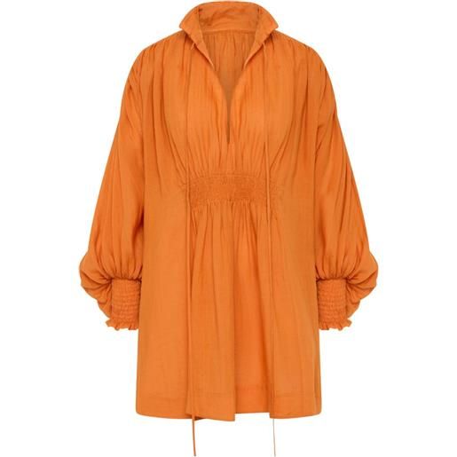 Lee Mathews abito da giorno corto - arancione