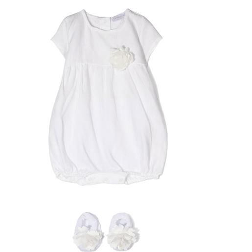 La Perla Kids abito a maniche corte - bianco