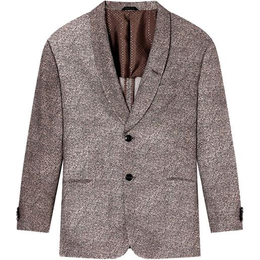 Giorgio Armani blazer monopetto - toni neutri