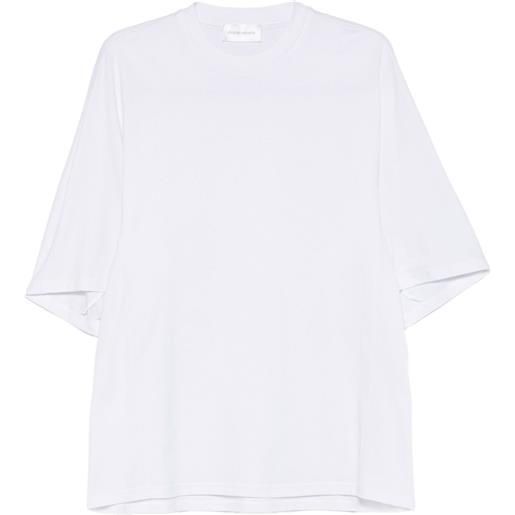 Christian Wijnants top tirani a maniche corte - bianco