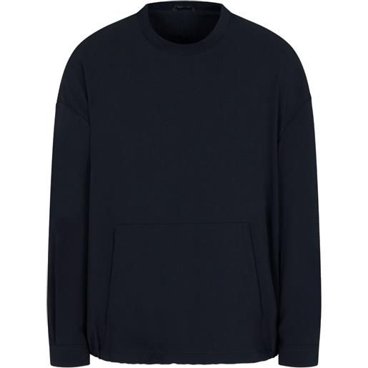 Giorgio Armani felpa girocollo - blu