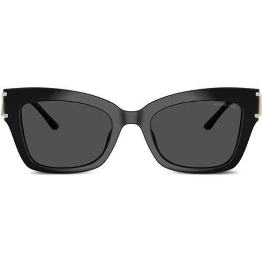 Michael Kors occhiali da sole con placca logo - oro