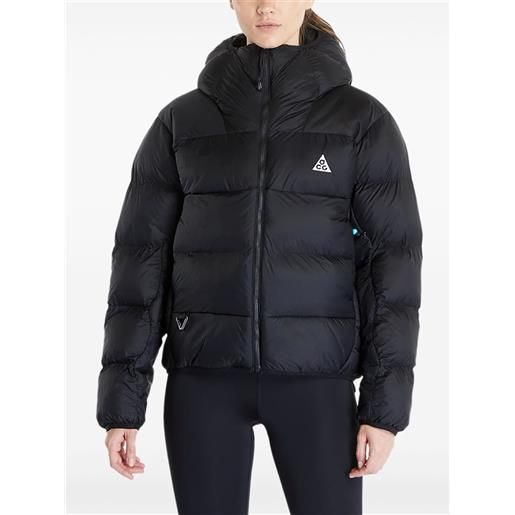 Nike piumino con cappuccio - nero