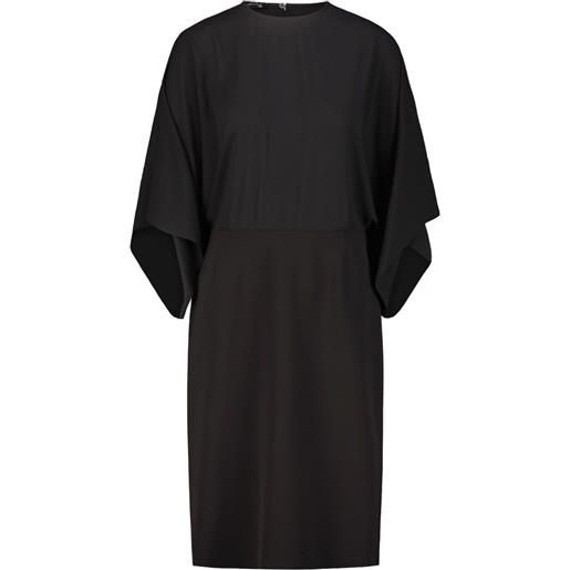 DRHOPE abito midi con maniche a pipistrello - nero