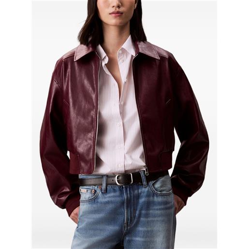 Calvin Klein Jeans giacca con zip - rosso