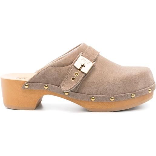Scholl clogs pescura 45mm - toni neutri