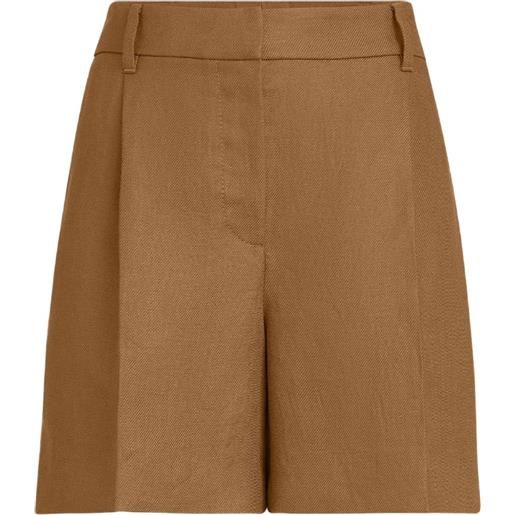 Brunello Cucinelli shorts sartoriali - marrone