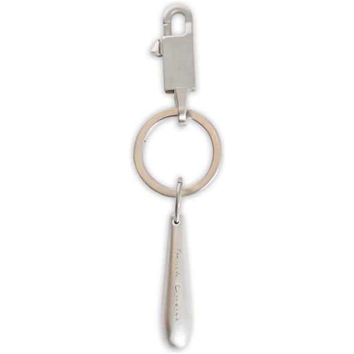 Rick Owens portachiavi a goccia - argento