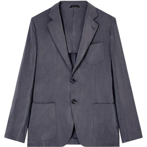 Giorgio Armani blazer monopetto - grigio