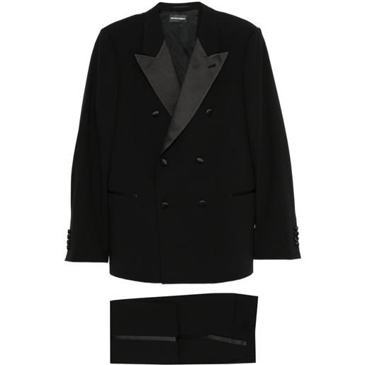 Emporio Armani completo doppiopetto (3 pezzi) - nero