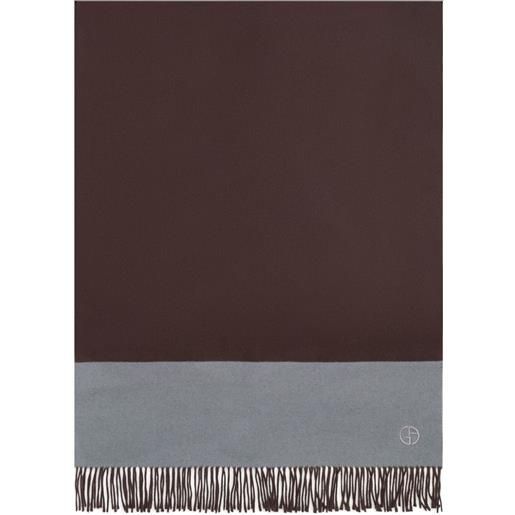 Giorgio Armani sciarpa in cashmere - marrone