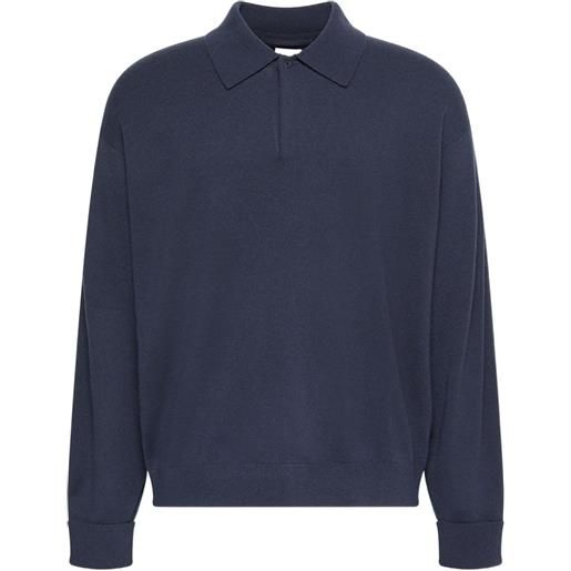 Calvin Klein polo a maniche lunghe - blu