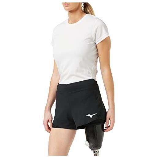 Mizuno pantaloncini da donna flex, nero, l