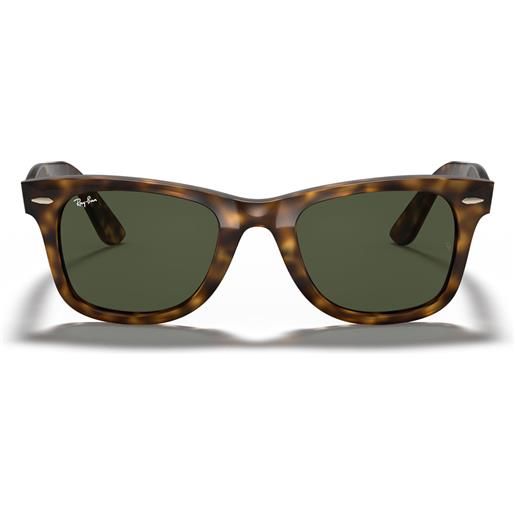 Ray-Ban occhiali da sole rb4340 710 wayfarer ease havana/verde unisex
