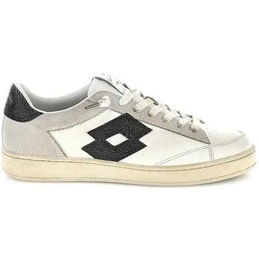 LOTTO LEGGENDA lotto losanga '76 crack white all black