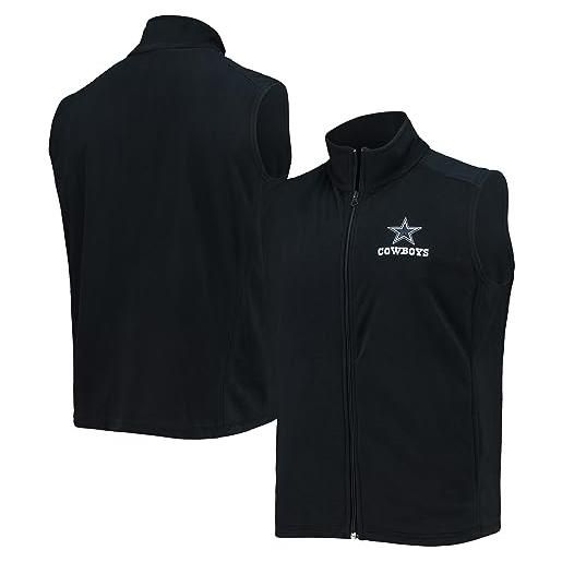 Dunbrooke men's navy dallas cowboys houston fleece full-zip vest
