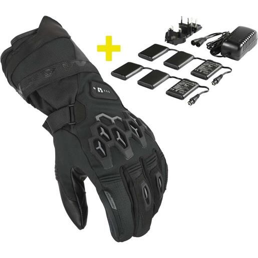 Macna guanti moto riscaldati Macna rafino rtx kit (12v 3a) nero