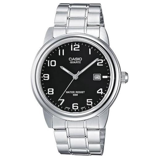 Casio orologio collection - analogico al quarzo da uomo in acciaio inox - mtp-1221a-1aveg