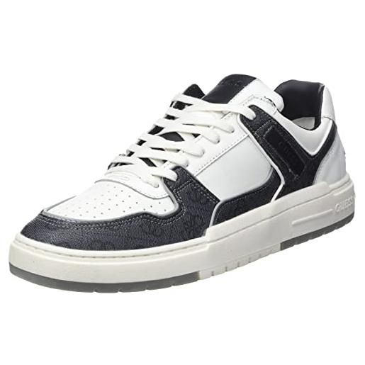 Guess cento, sneaker uomo, coal, 44 eu