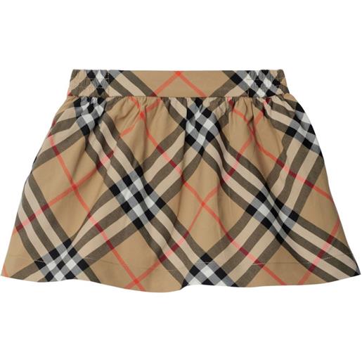 Burberry Kids gonna nova a quadri - toni neutri