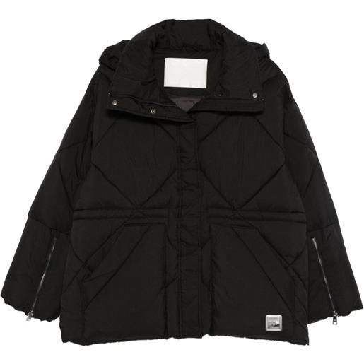 OOF WEAR parka con cappuccio 9334 - nero