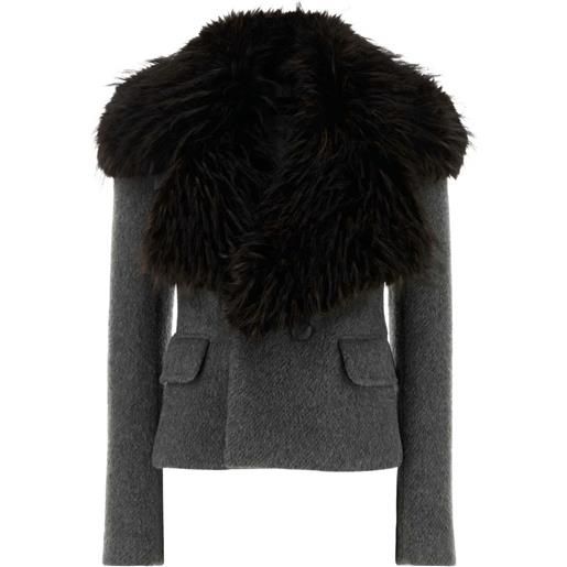 DSQUARED2 blazer uptown twiggy - grigio