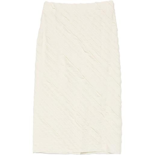 Christian Wijnants gonna simbi testurizzata - giallo