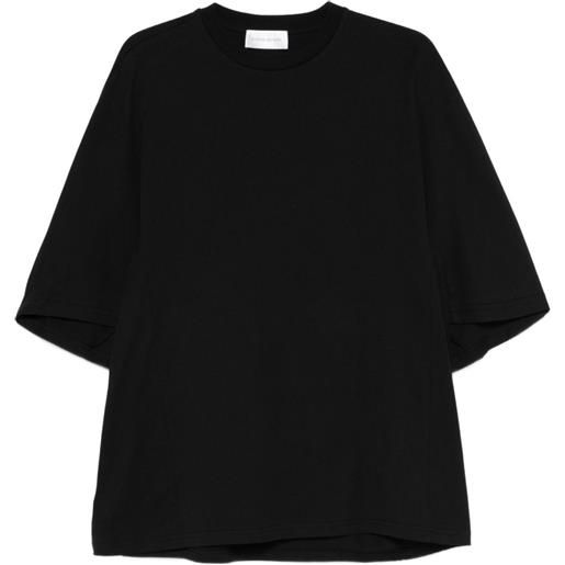 Christian Wijnants top tiriani con spacco sulle maniche - nero