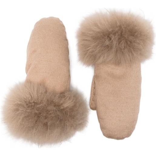 Liska muffole con finitura in rilievo - toni neutri