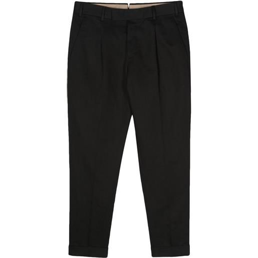 PT Torino pantaloni affusolati a vita media - nero