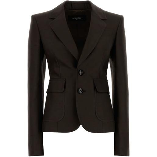 DSQUARED2 blazer bianca - marrone