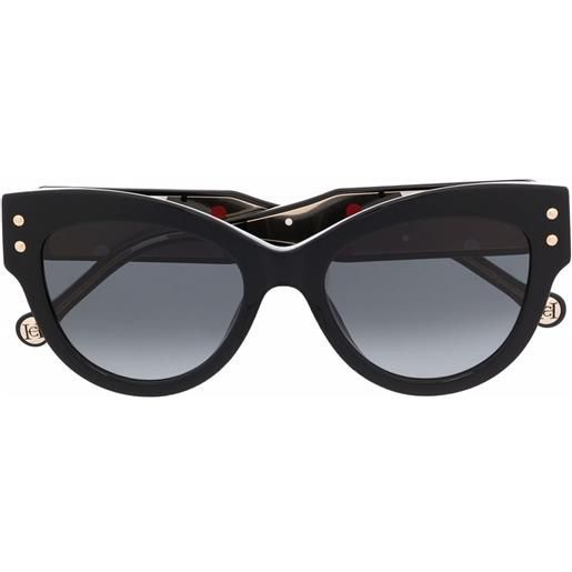 Carolina Herrera occhiali da sole wayfarer - nero