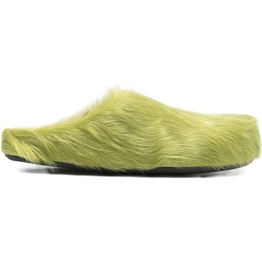 Marni mules fussbett - verde