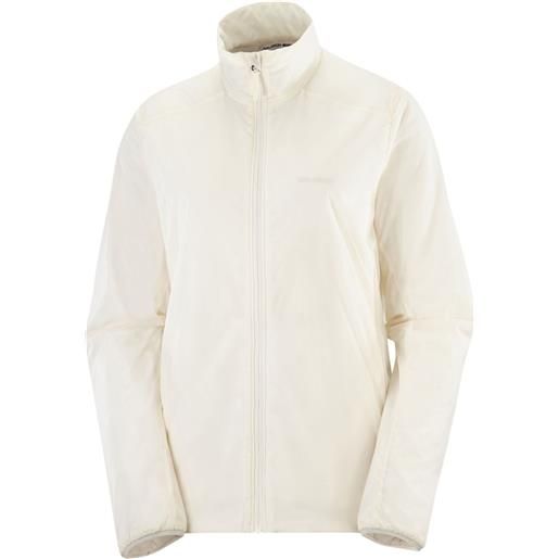 Salomon giacca mountain flex con zip - toni neutri