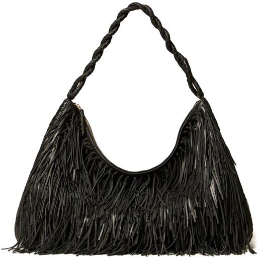 TWINSET borsa a spalla liliane grande - nero