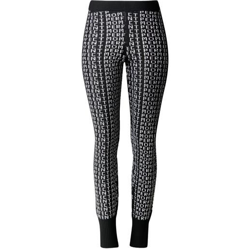 Perfect Moment leggings con logo - nero