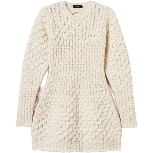 TWINSET tubino con scollo posteriore - toni neutri