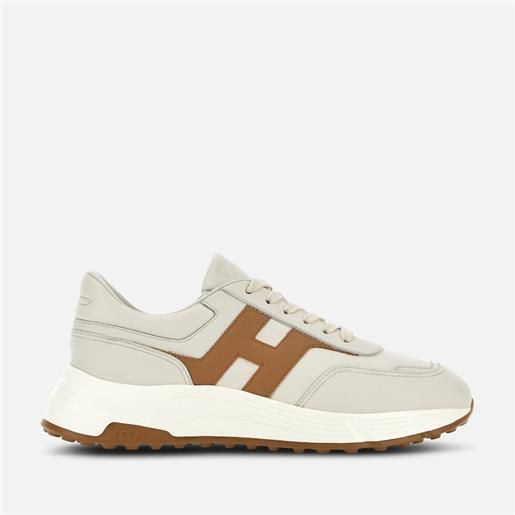 Hogan uomo sneakers sportive, beige, panna (taglia )