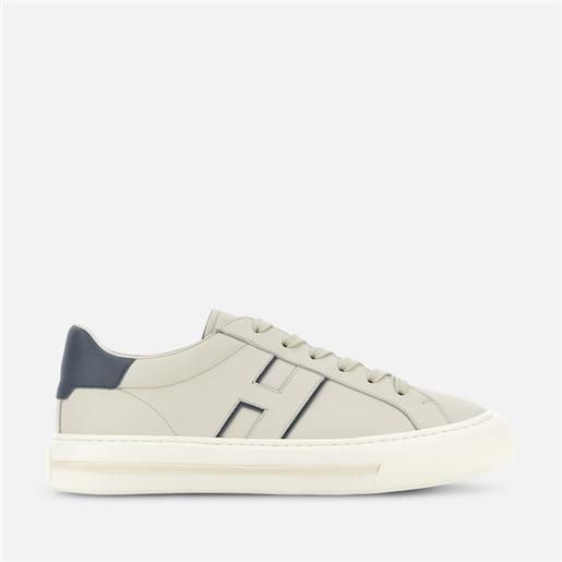Hogan uomo sneakers basse, panna, azzurro (taglia )