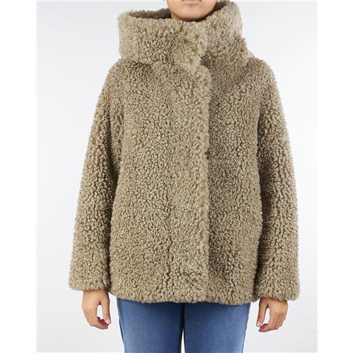 RRD giubbotto tortora lamb hybrid hood wom jkt