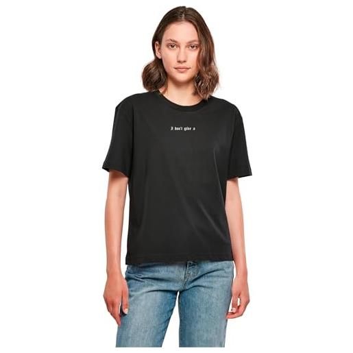 Miss Tee damen i don't give a f tee m black