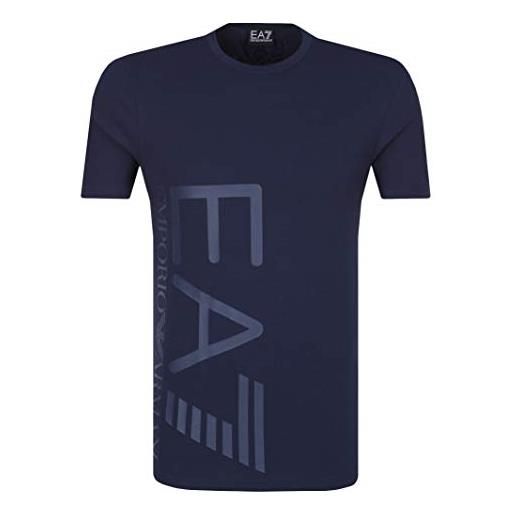 Emporio Armani t-shirt ea7 uomo maglietta 3zpt36 pjm5z, manica corta, girocollo (blu, s)