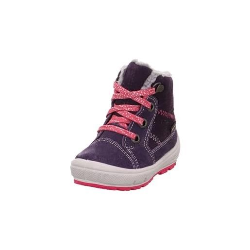 Superfit groovy, stivali da neve bambine e ragazze, viola rosa 8500 318, 19.5 eu stretta