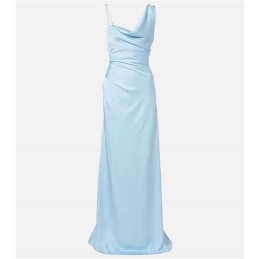 Vivienne Westwood abito lungo minerva in raso