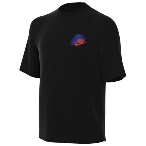 Nike top b nsw si graphic tee, black, hm4338-010, xs