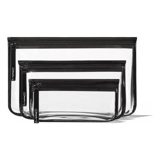 Mac cosmetics clearly trio - trousse set di 3