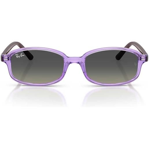 Ray-Ban occhiali da sole rj9132s 719911 mini sam viola trasparente/grigio sfumato bambini